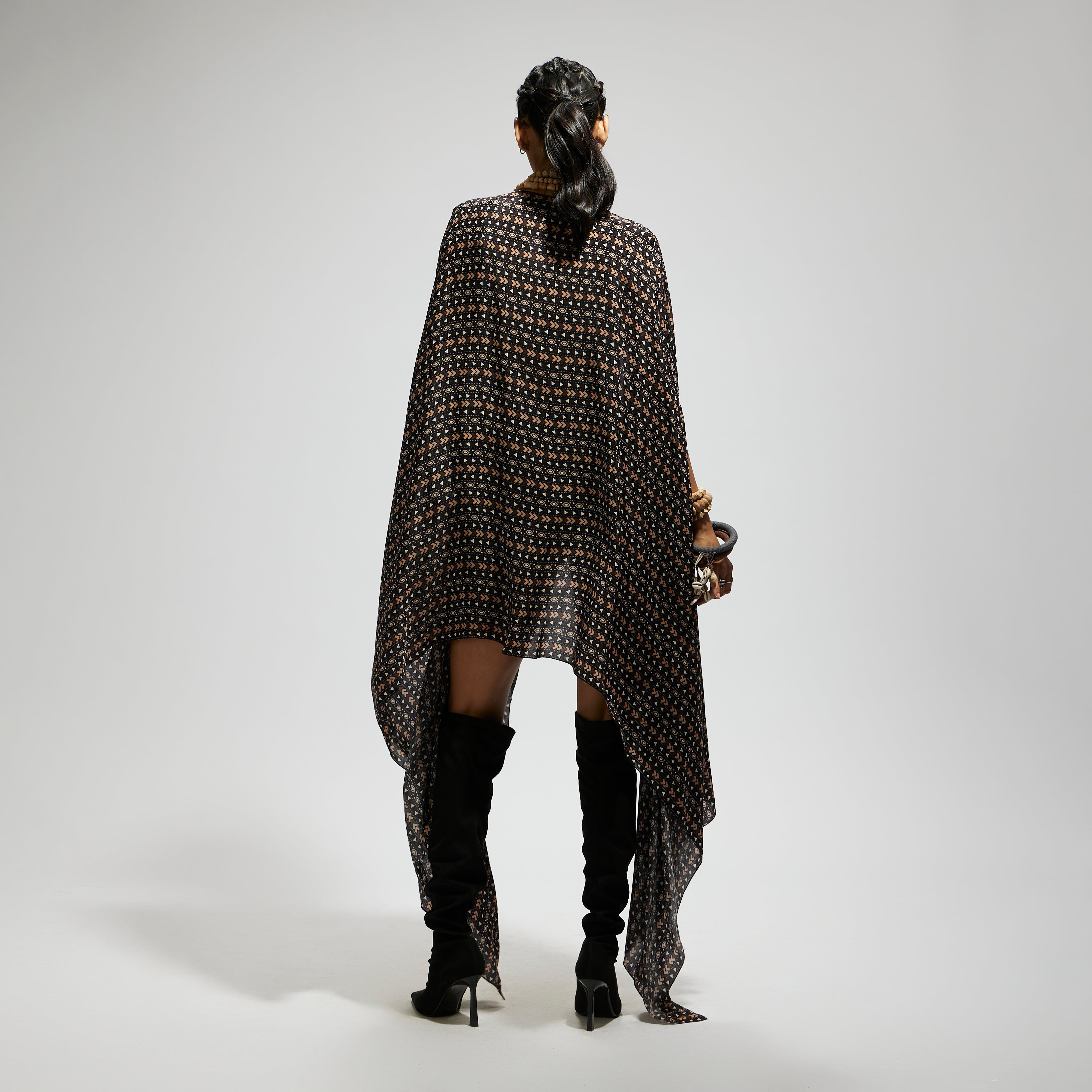 BLACK BOHO CAPE ONLY