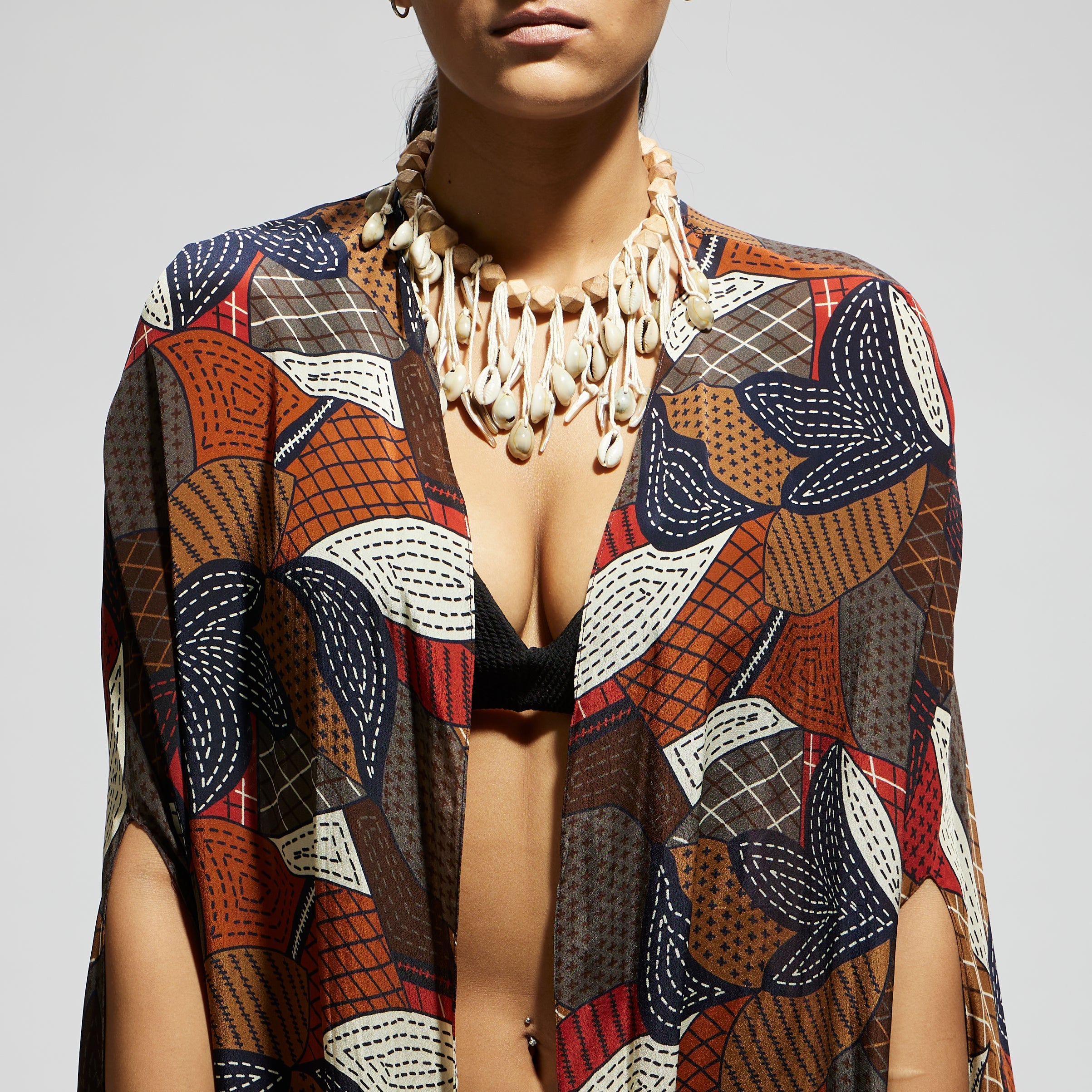 ABSTRACT PRINT CAPE ONLY